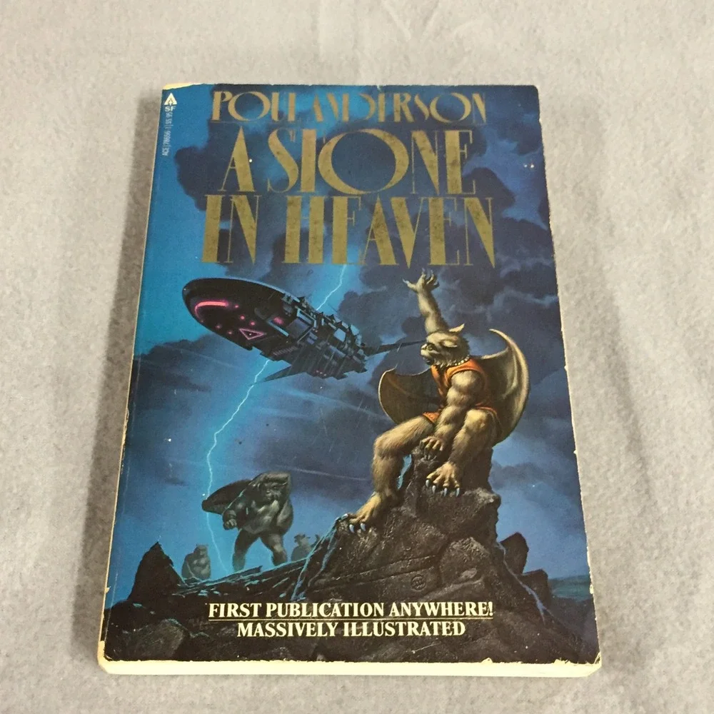 A Stone in Heaven‎ Poul Anderson Ace Science Fiction Paperbk 1979 Michael Whelan